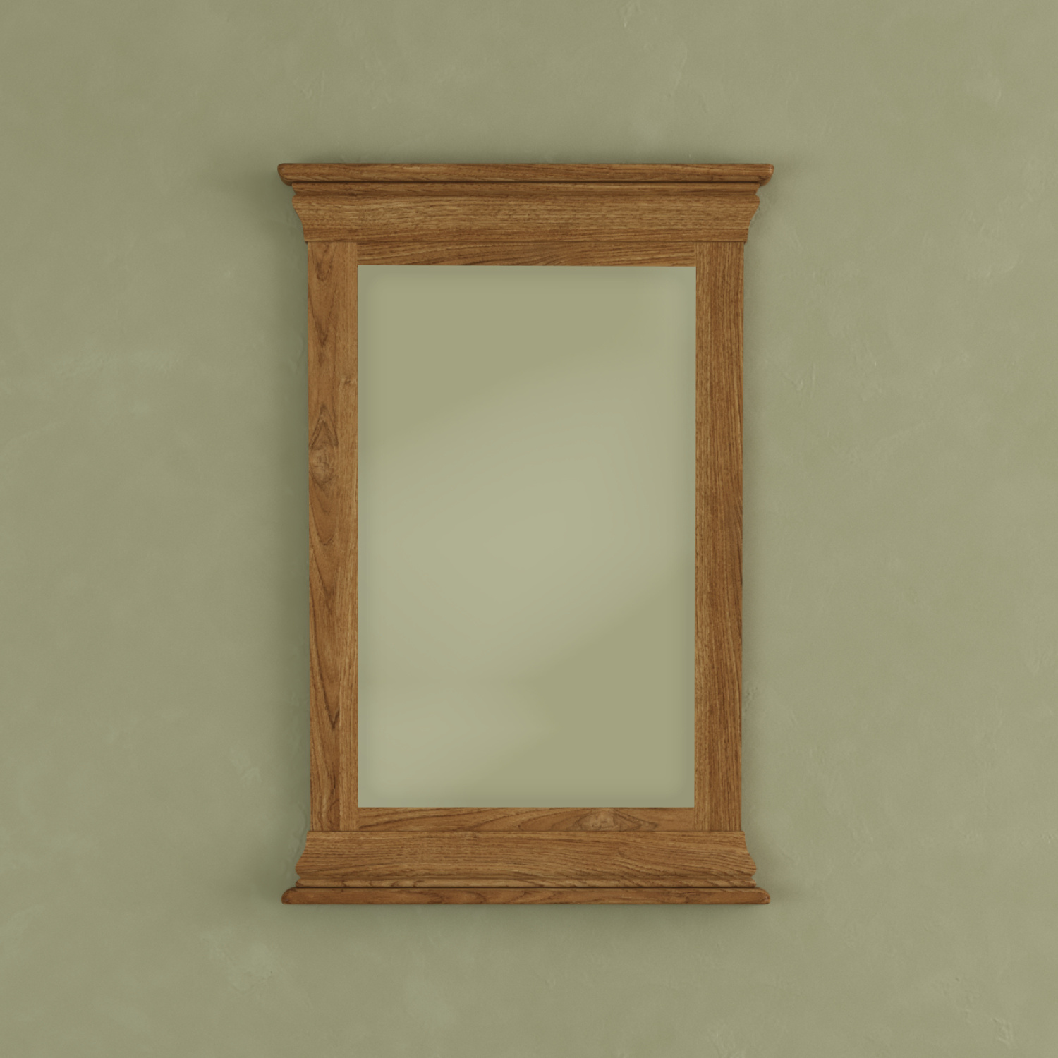 Burford Rustic Solid Oak Large Mirror thumbnail