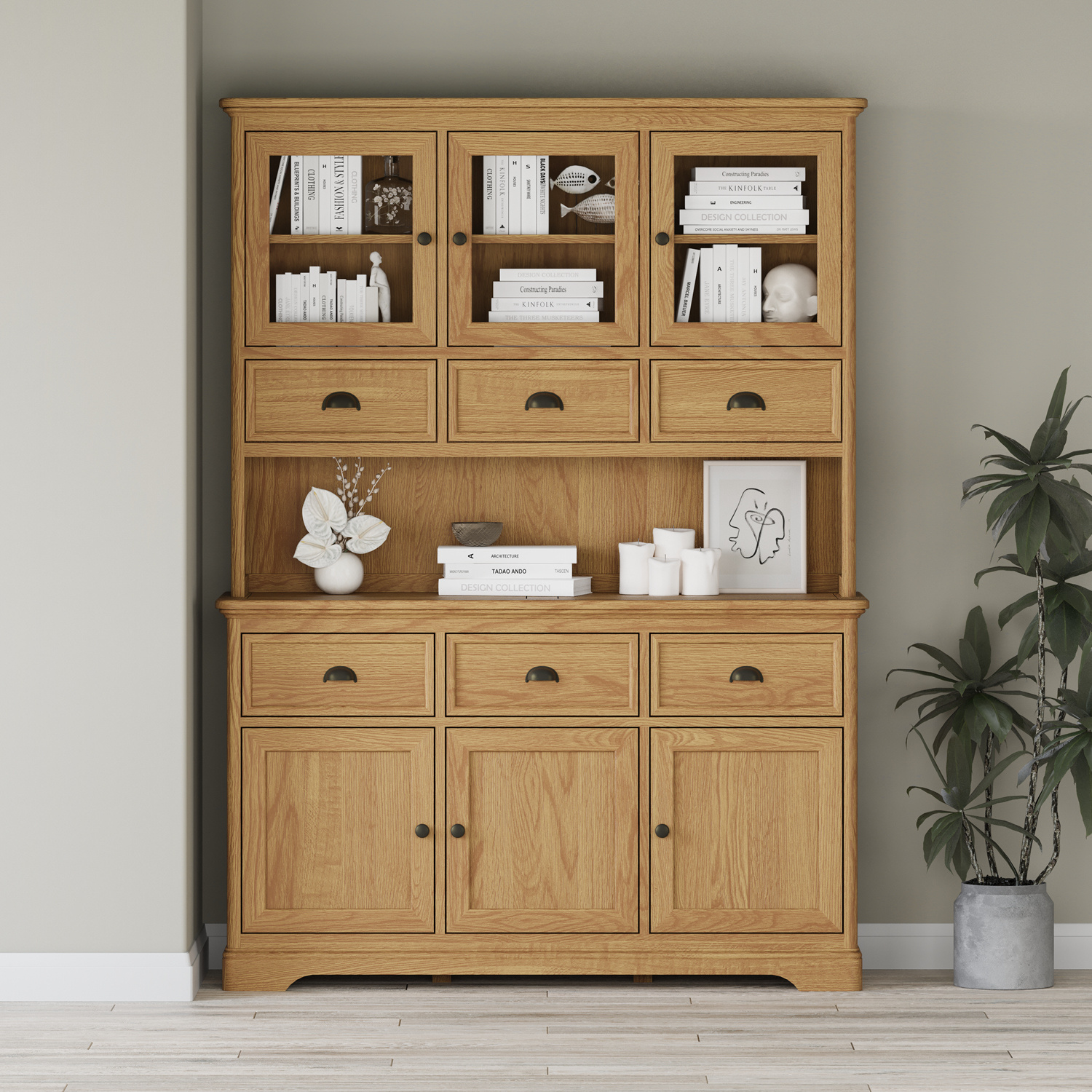Cambridge Solid Oak Large Dresser
