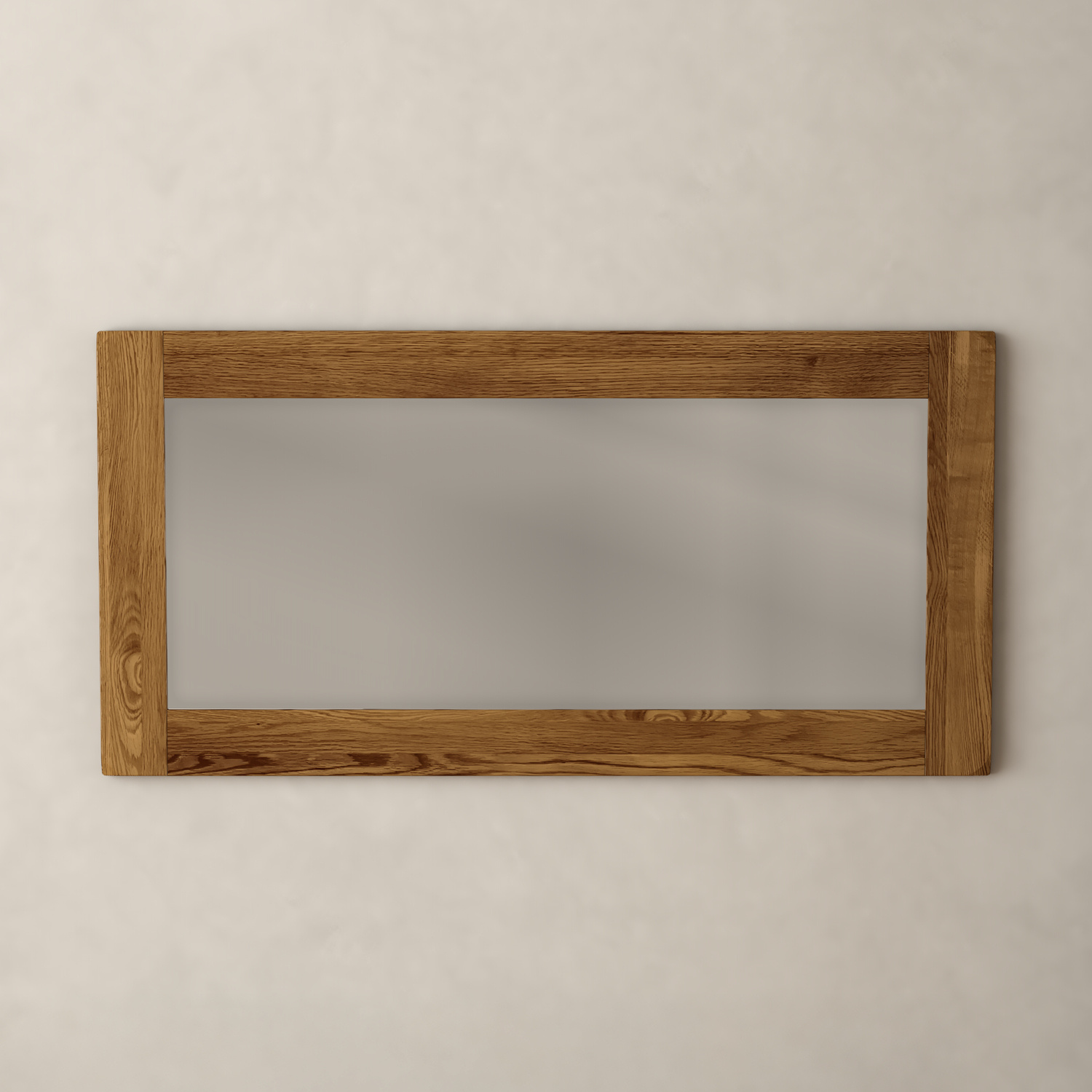Harrogate Rustic Solid Oak Wall Mirror