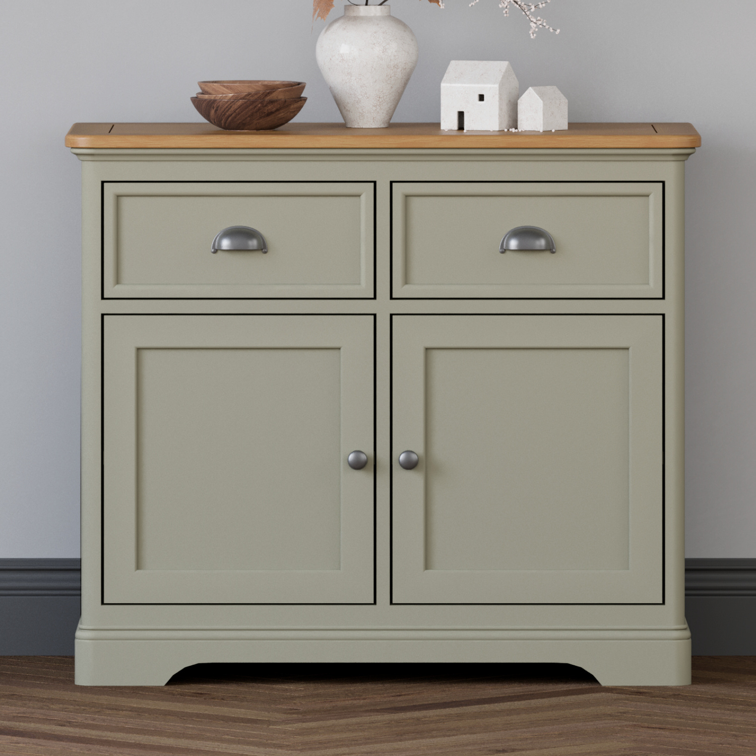 Brampton Soft Green Painted Small Sideboard