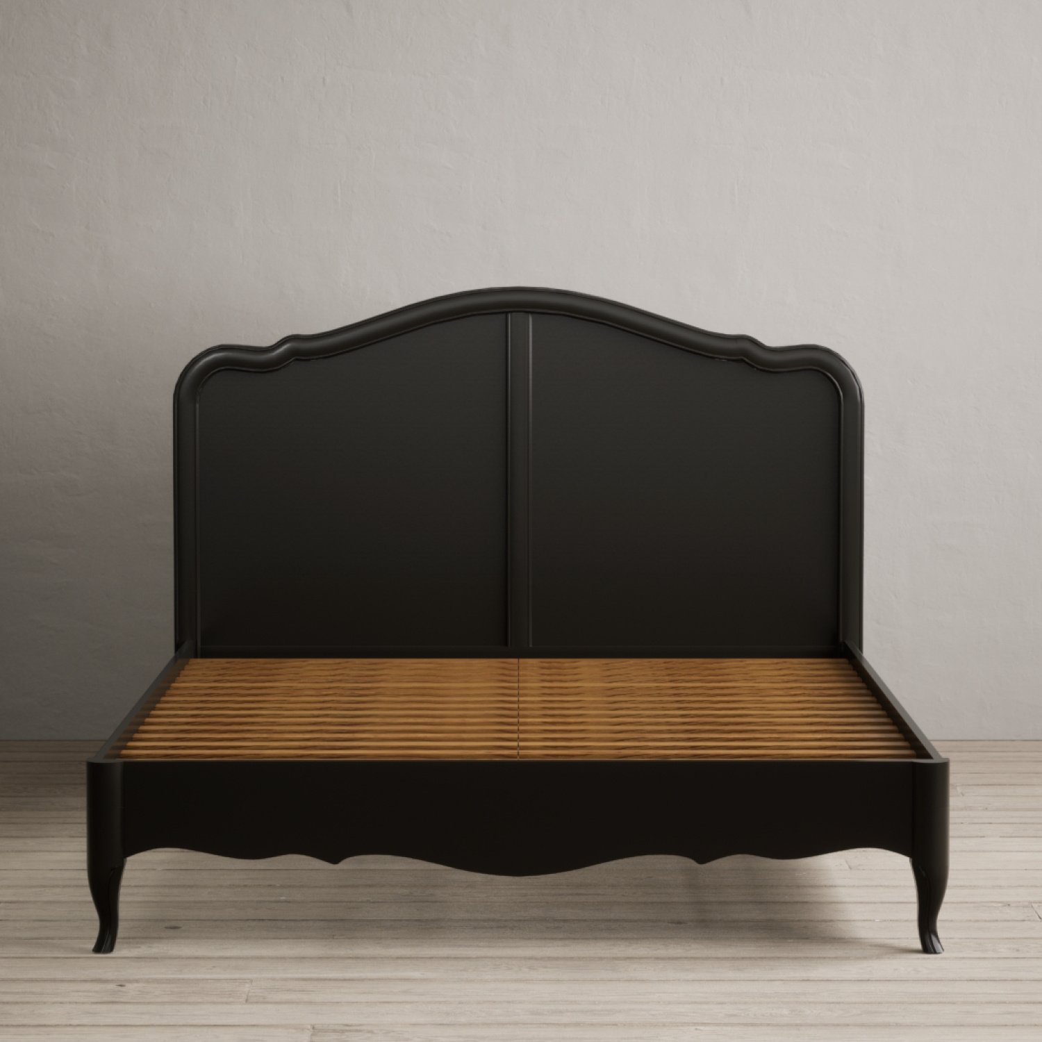 Chateau Noir Oak and Black Painted King Size Bed