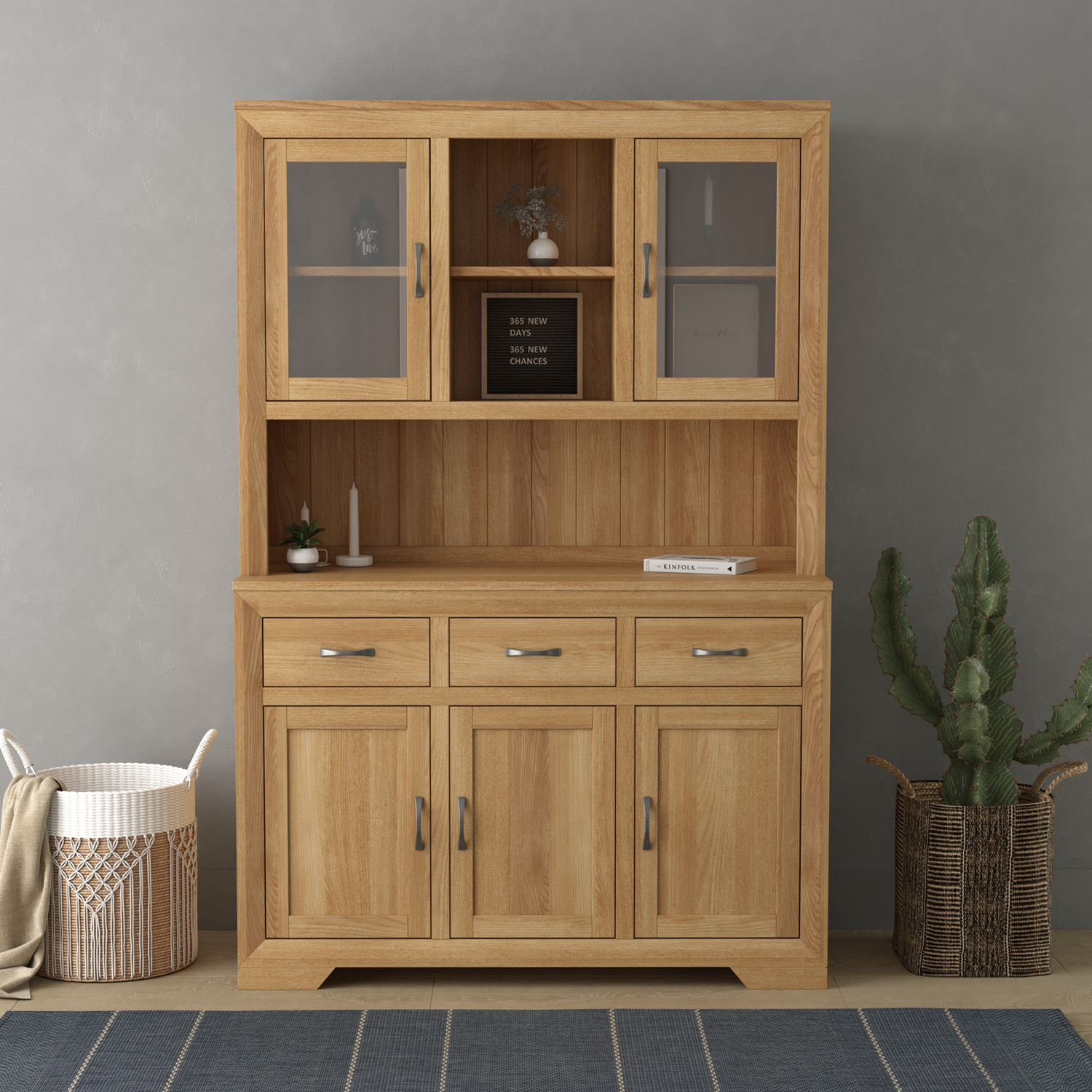 Tilt 100 Solid Oak Large Dresser