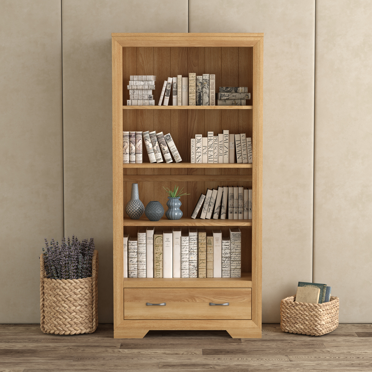 Tilt Solid Oak Tall Bookcase Tilt Solid Oak Tall Bookcase