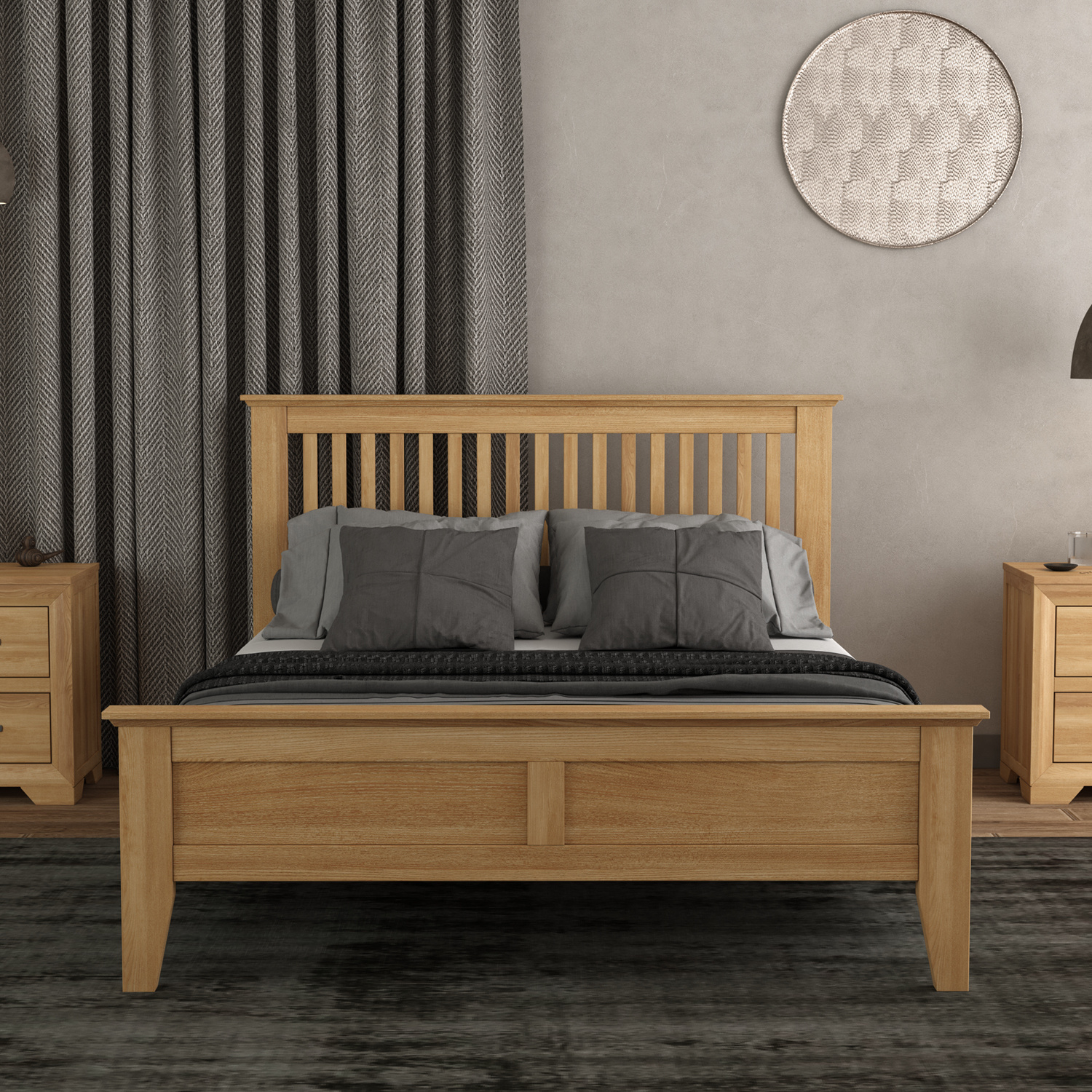 Tilt Solid Oak Kingsize Bed Tilt Solid Oak Kingsize Bed