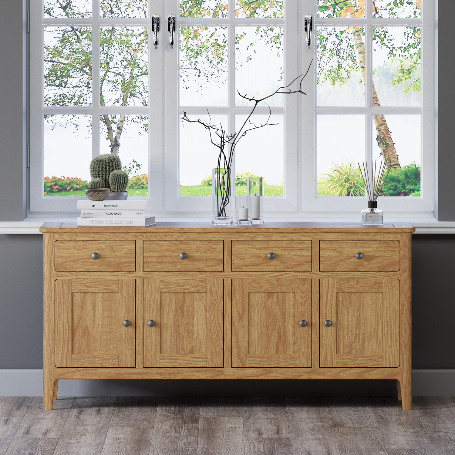 Loxton Solid Oak Extra Large Sideboard