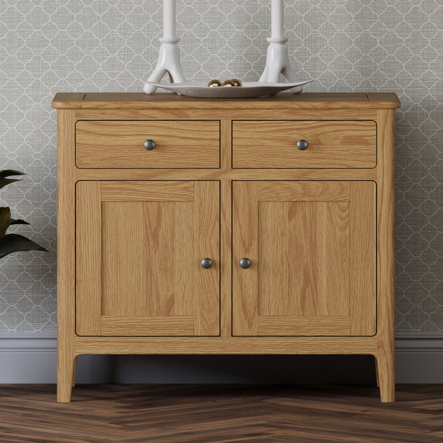 Loxton Solid Oak Small Sideboard