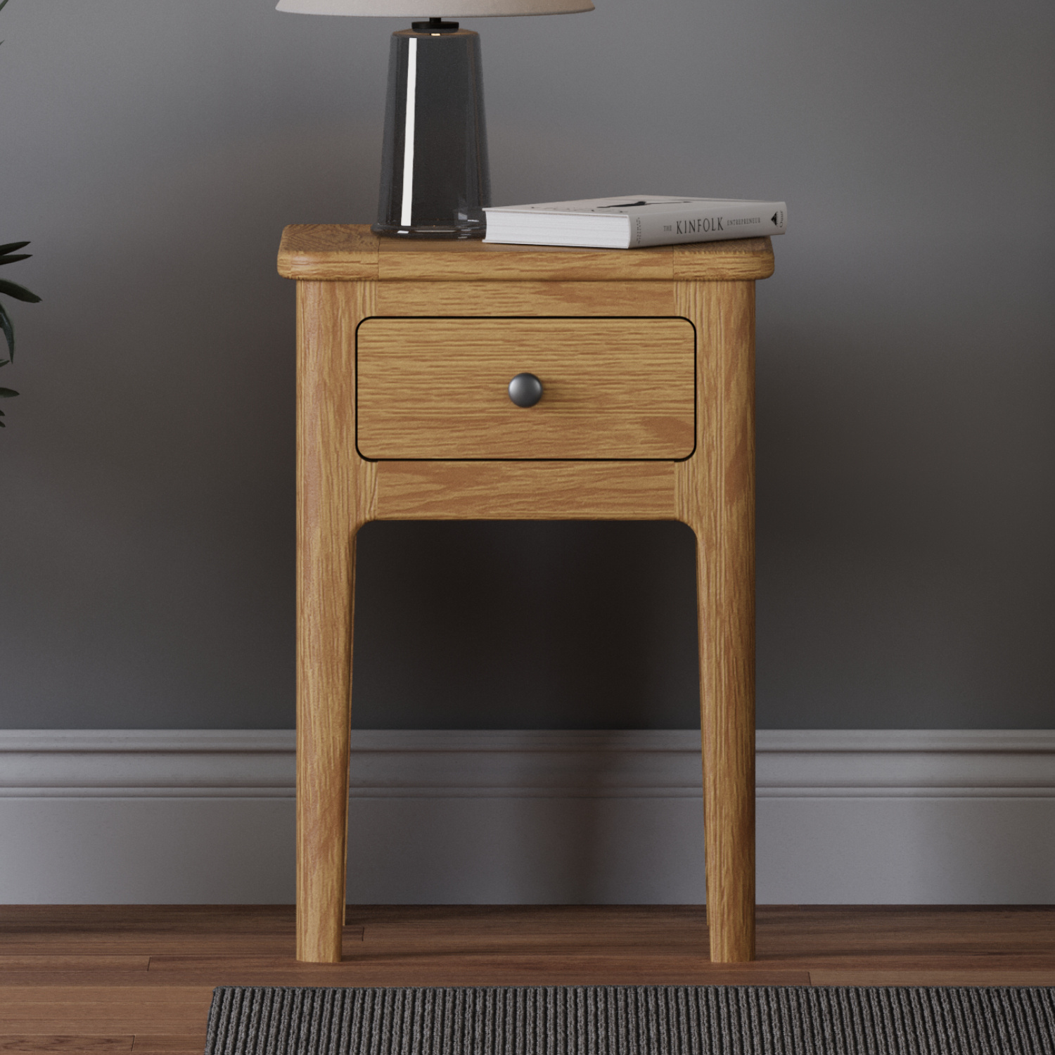 Loxton Solid Oak Bedside Table