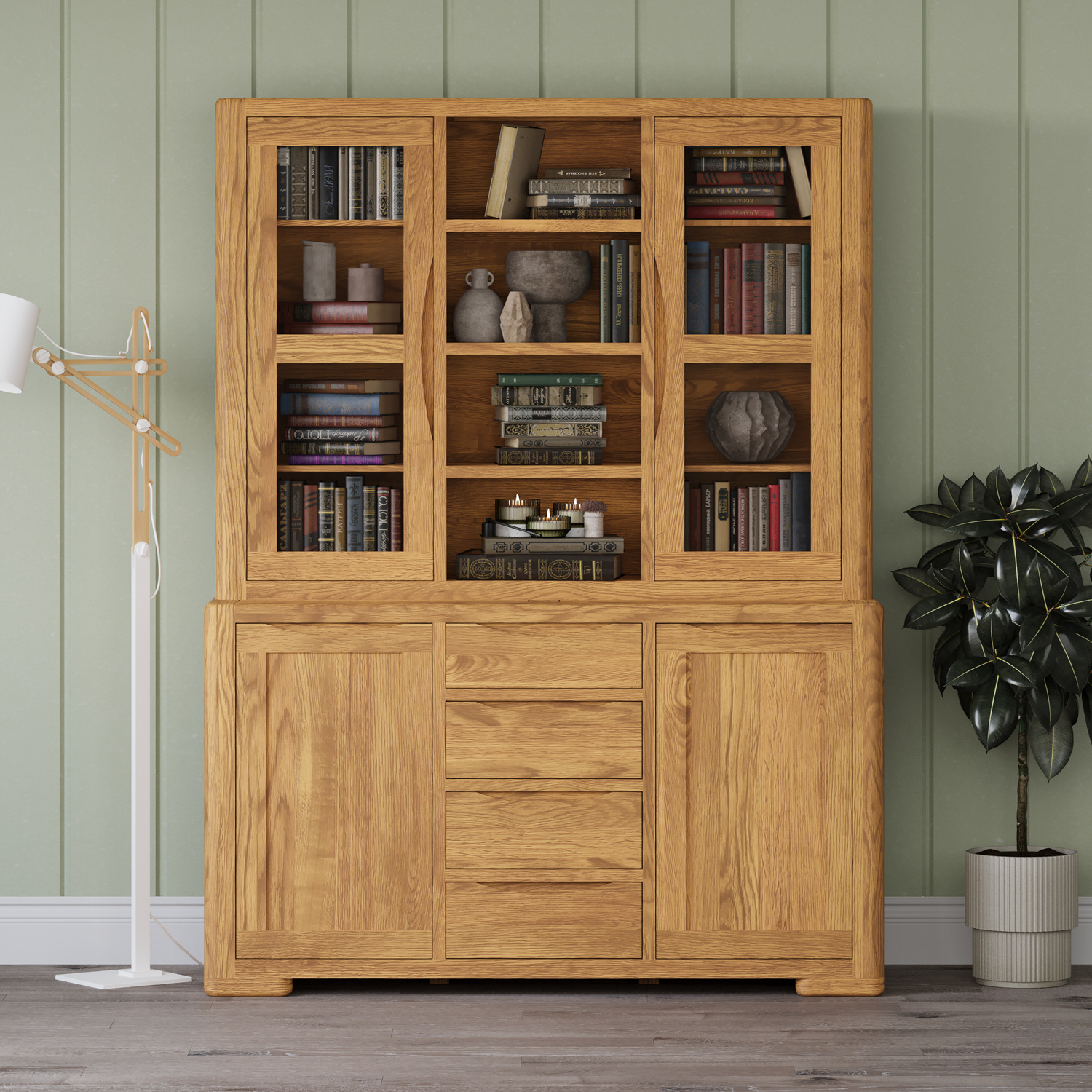 Harper Solid Oak Large Dresser
