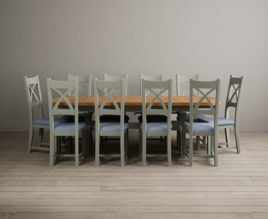 Colby 200cm Oval White Marble Dining Table with 6 Grey Sienna Chairs