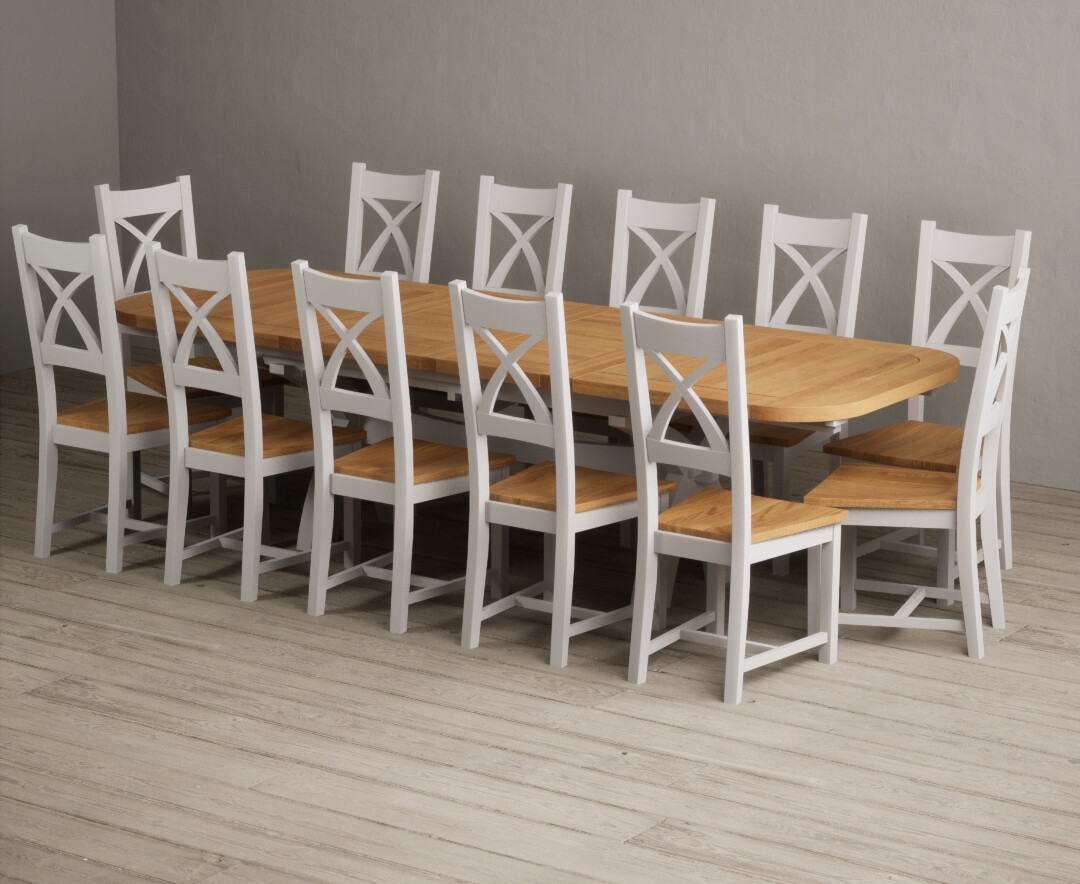 Colby 200cm Oval White Marble Dining Table with 6 Grey Sienna Chairs