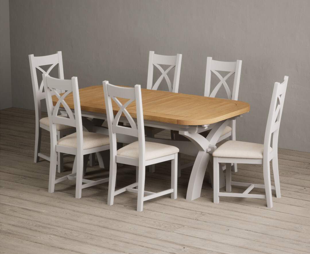 Bernini 110cm Glass Dining Table with 4 Grey Vigo Chairs
