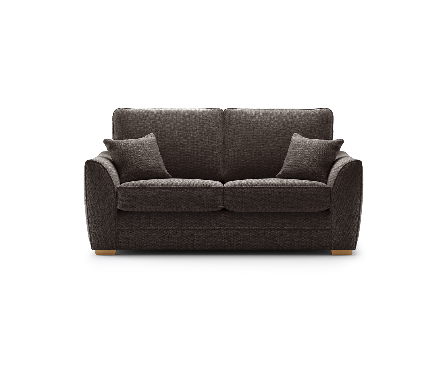 Bella Chocolate Fabric 2 Seater Sofa