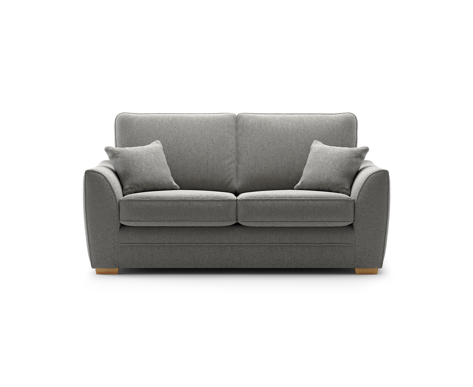 Bella Grey Fabric 2 Seater Sofa