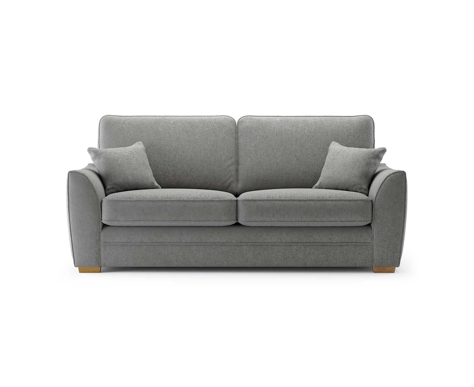Bella Grey Fabric 3 Seater Sofa