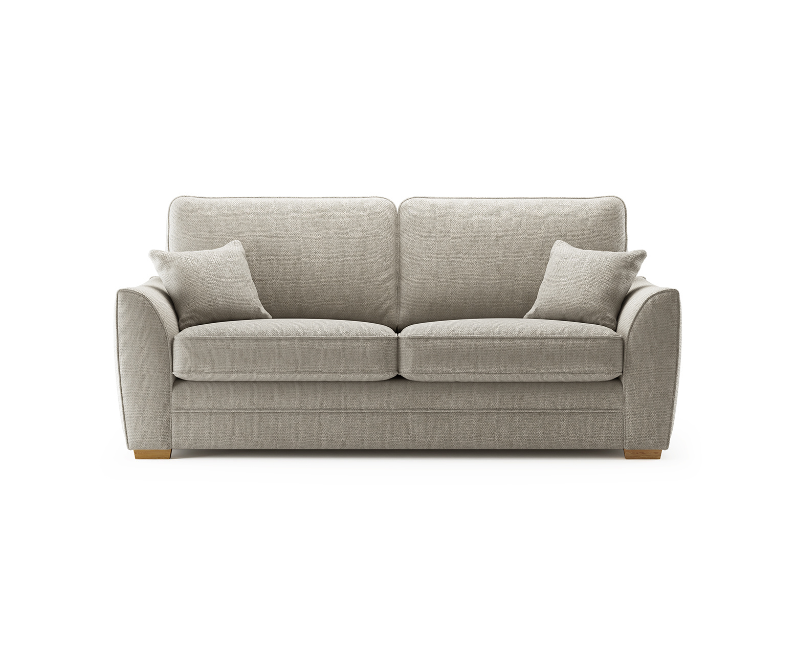 Bella Stone Fabric 3 Seater Sofa