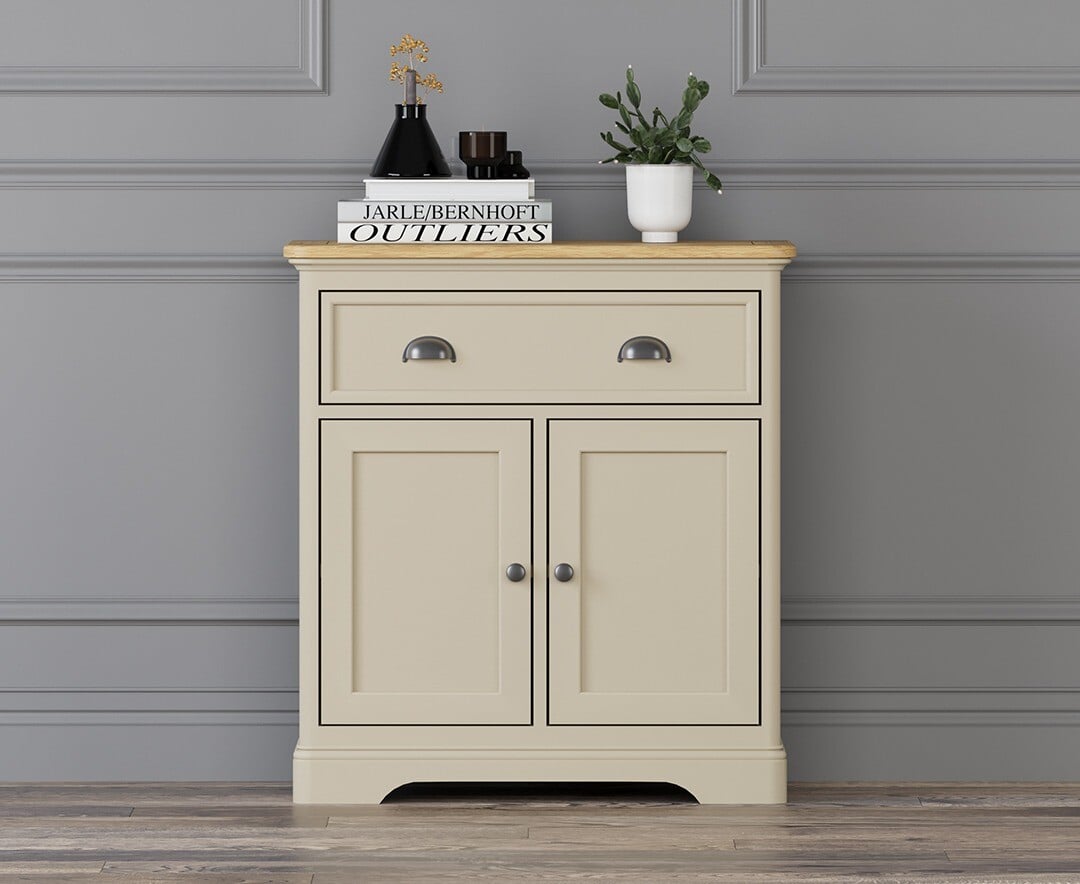 Madley Oak and Cream Painted Hallway Sideboard Oak&More