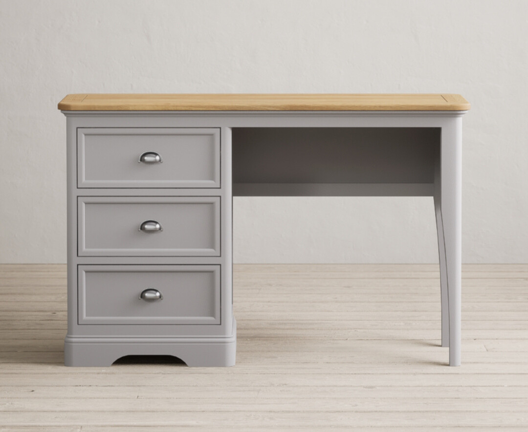 Felton Oak and Light Grey Painted Dressing Table