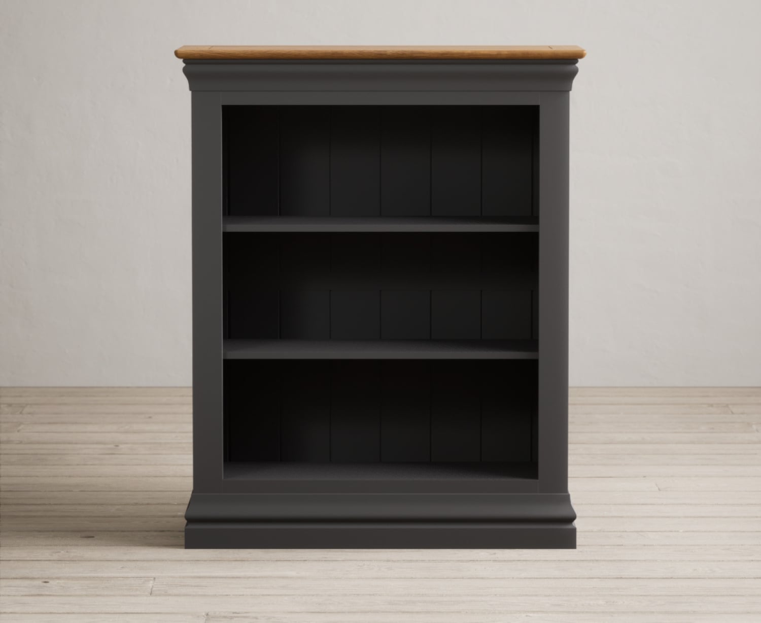 Charwood Oak And Charcoal Painted Small Bookcase