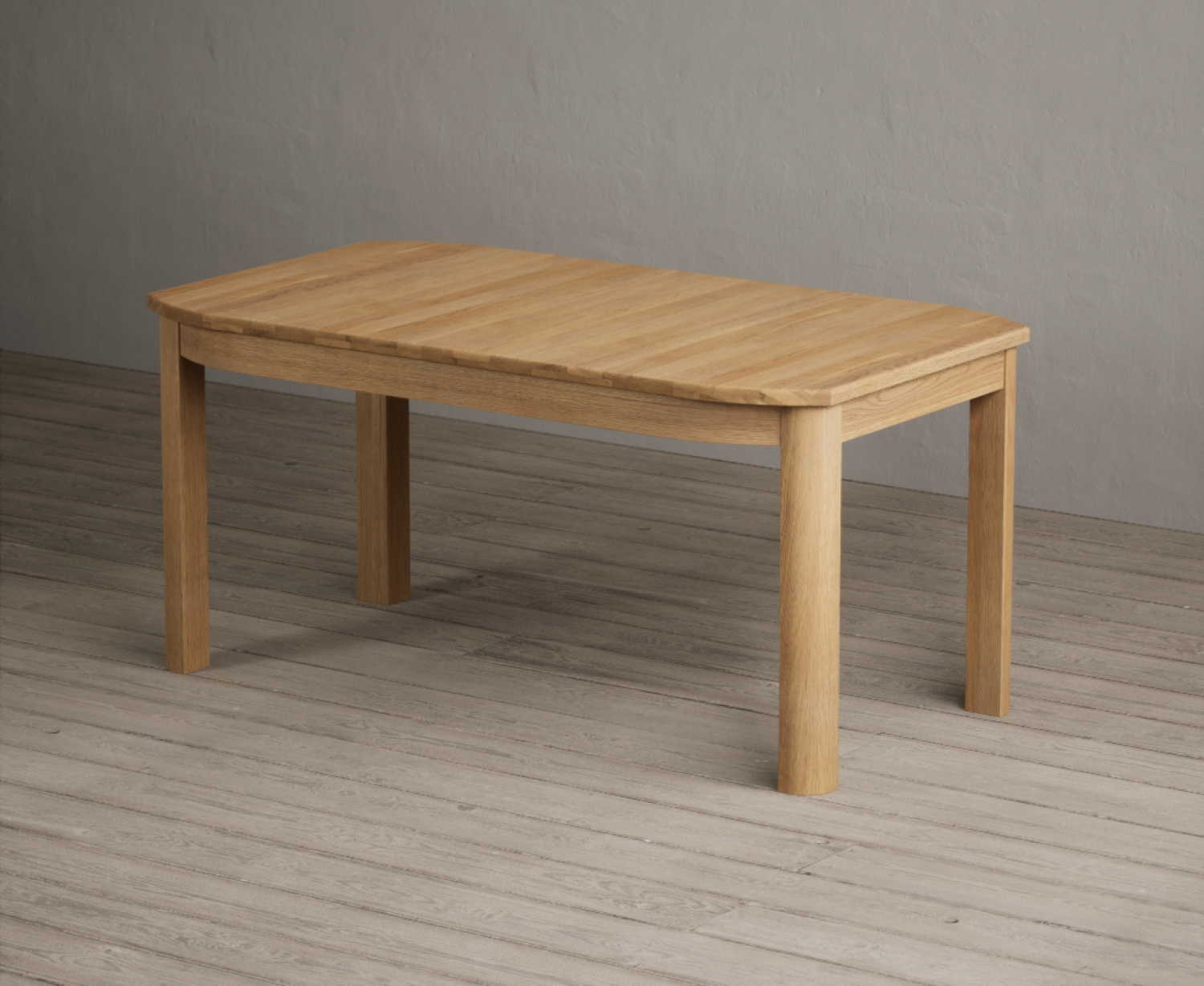 Extending Somerton 160cm Solid Oak Dining Table