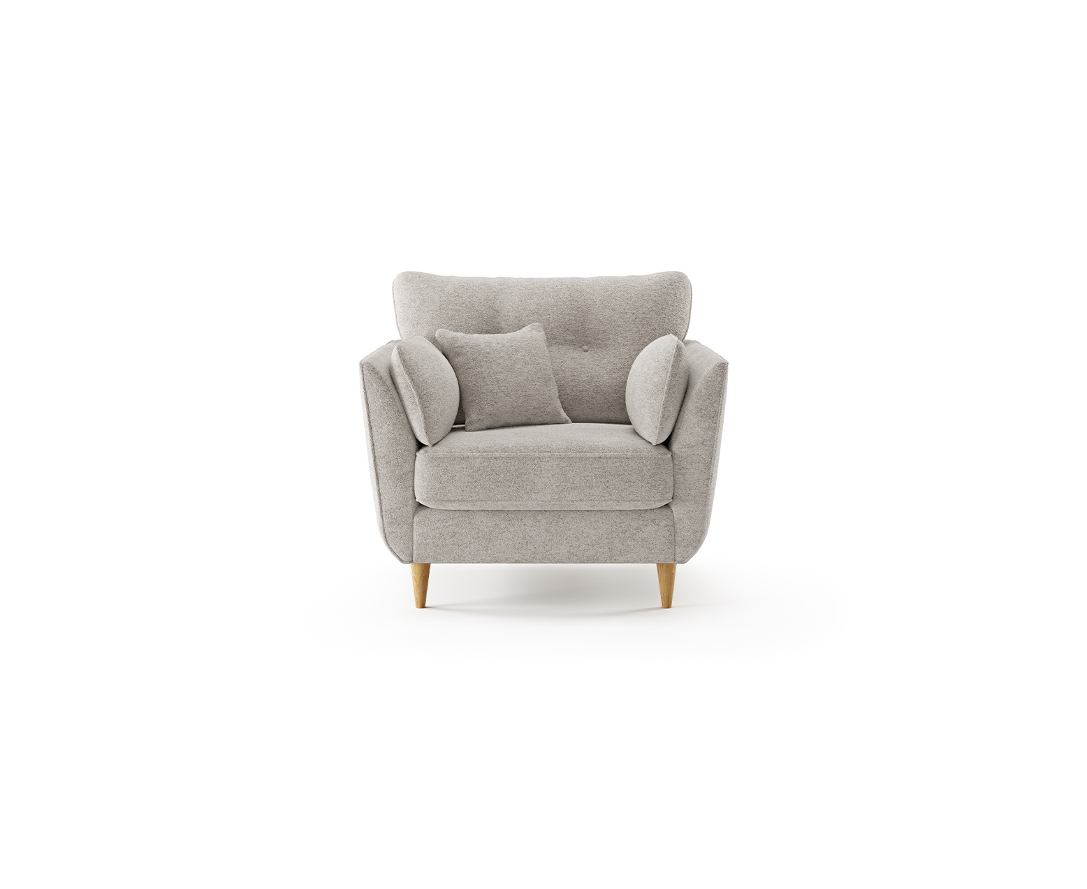 Capri Cloud Boucle Fabric Armchair