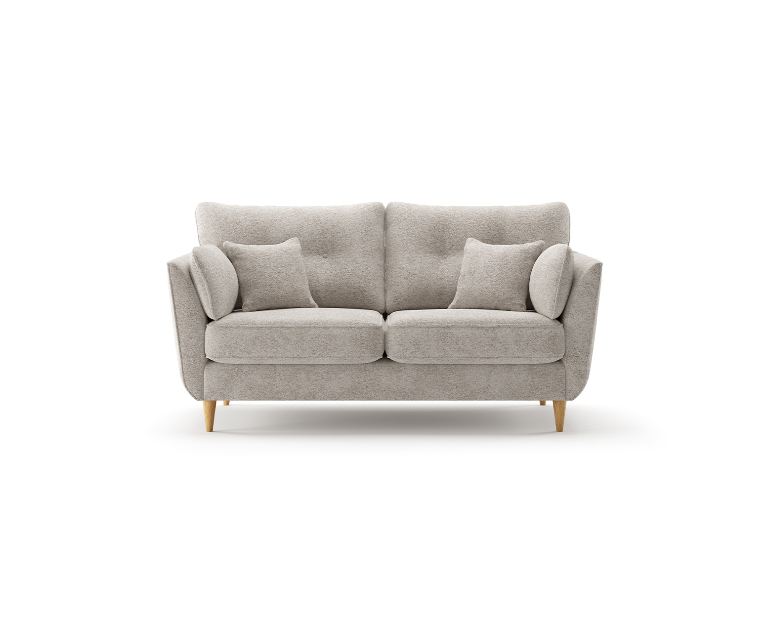 Capri Cloud Boucle Fabric 2 Seater Sofa