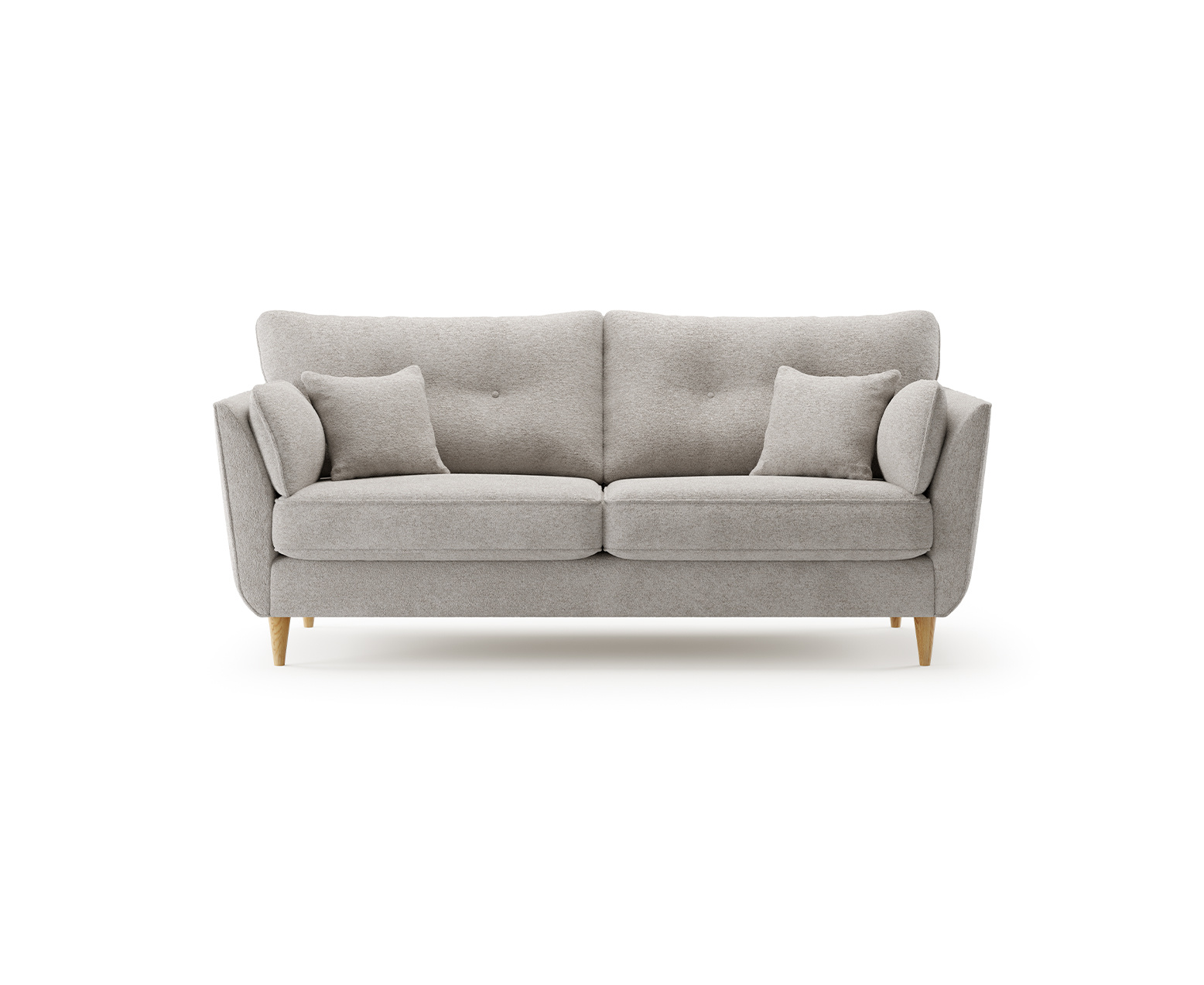 Capri Cloud Boucle Fabric 3 Seater Sofa