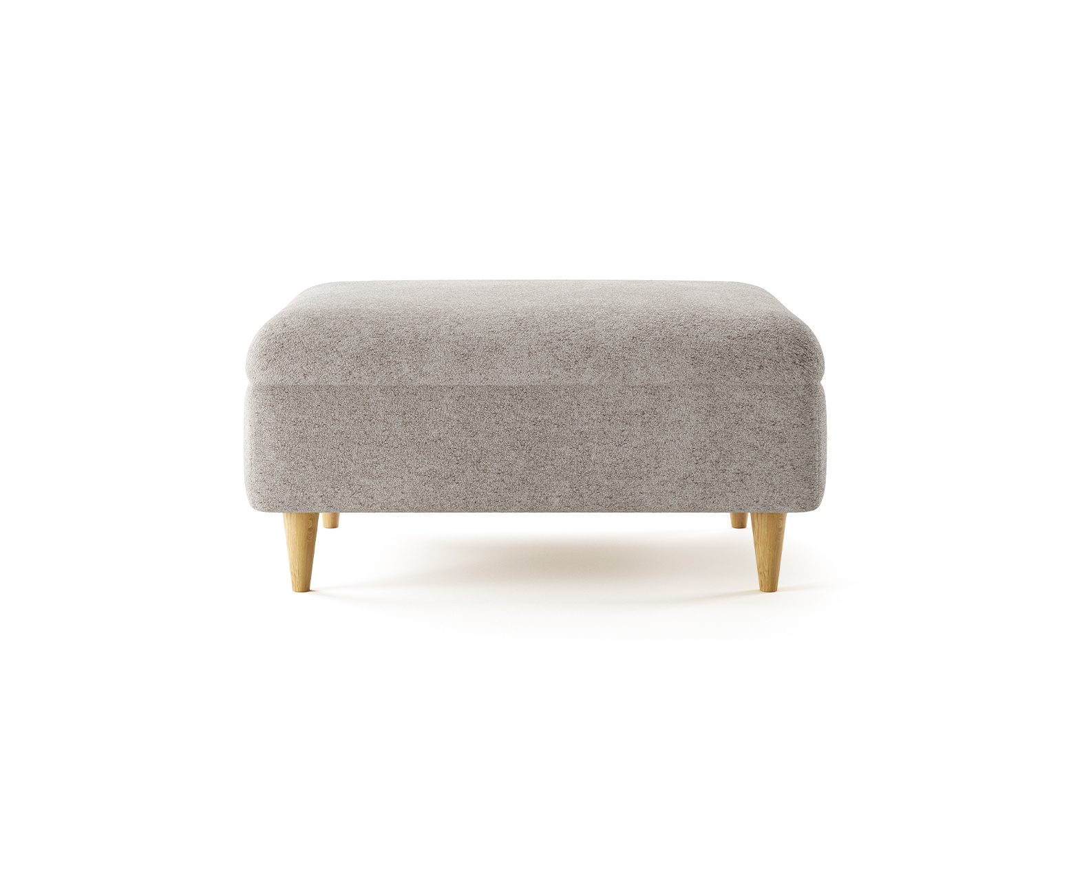 Capri Cloud Boucle Fabric Footstool