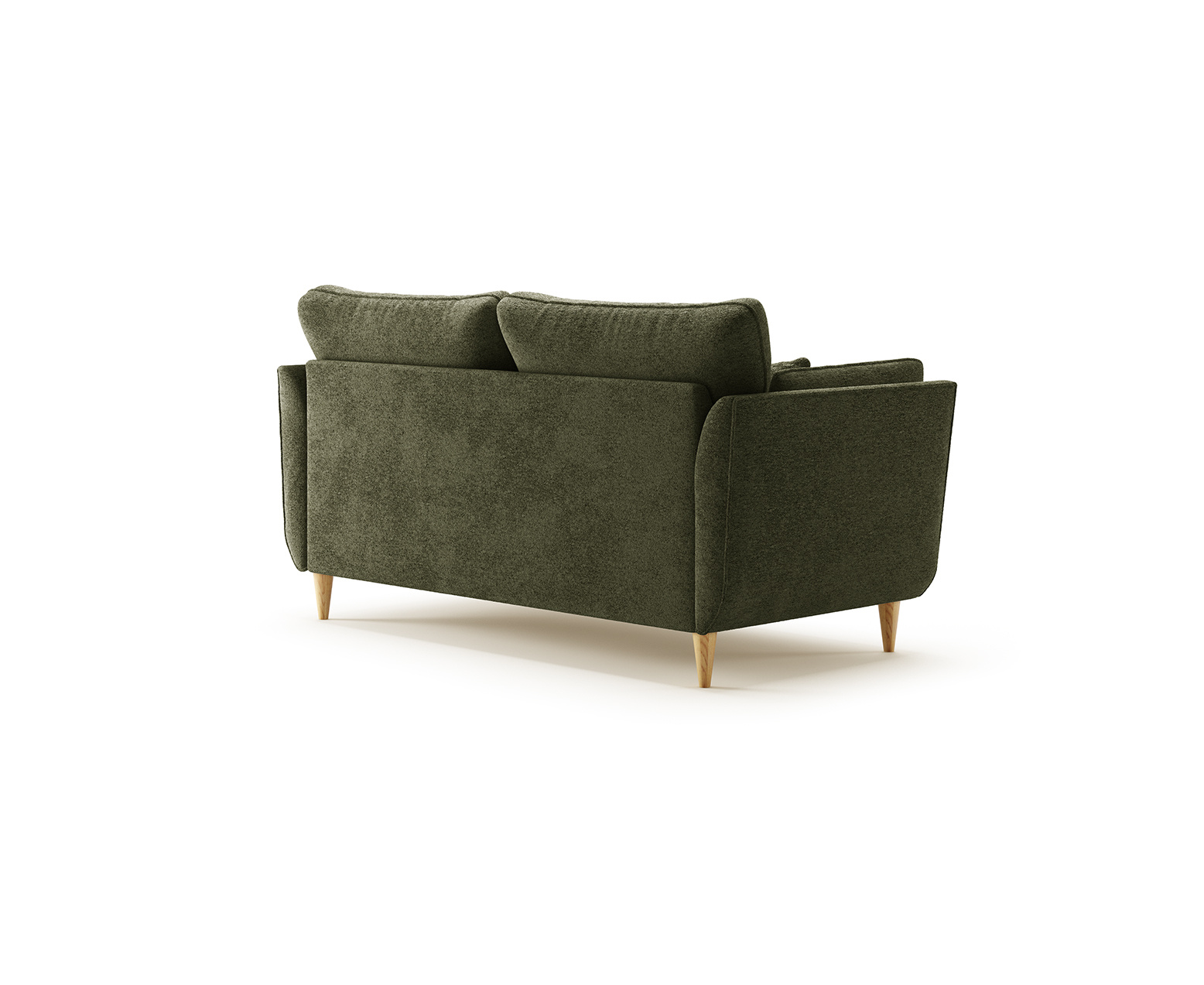 Photo 1 of Capri emerald boucle fabric 2 seater sofa