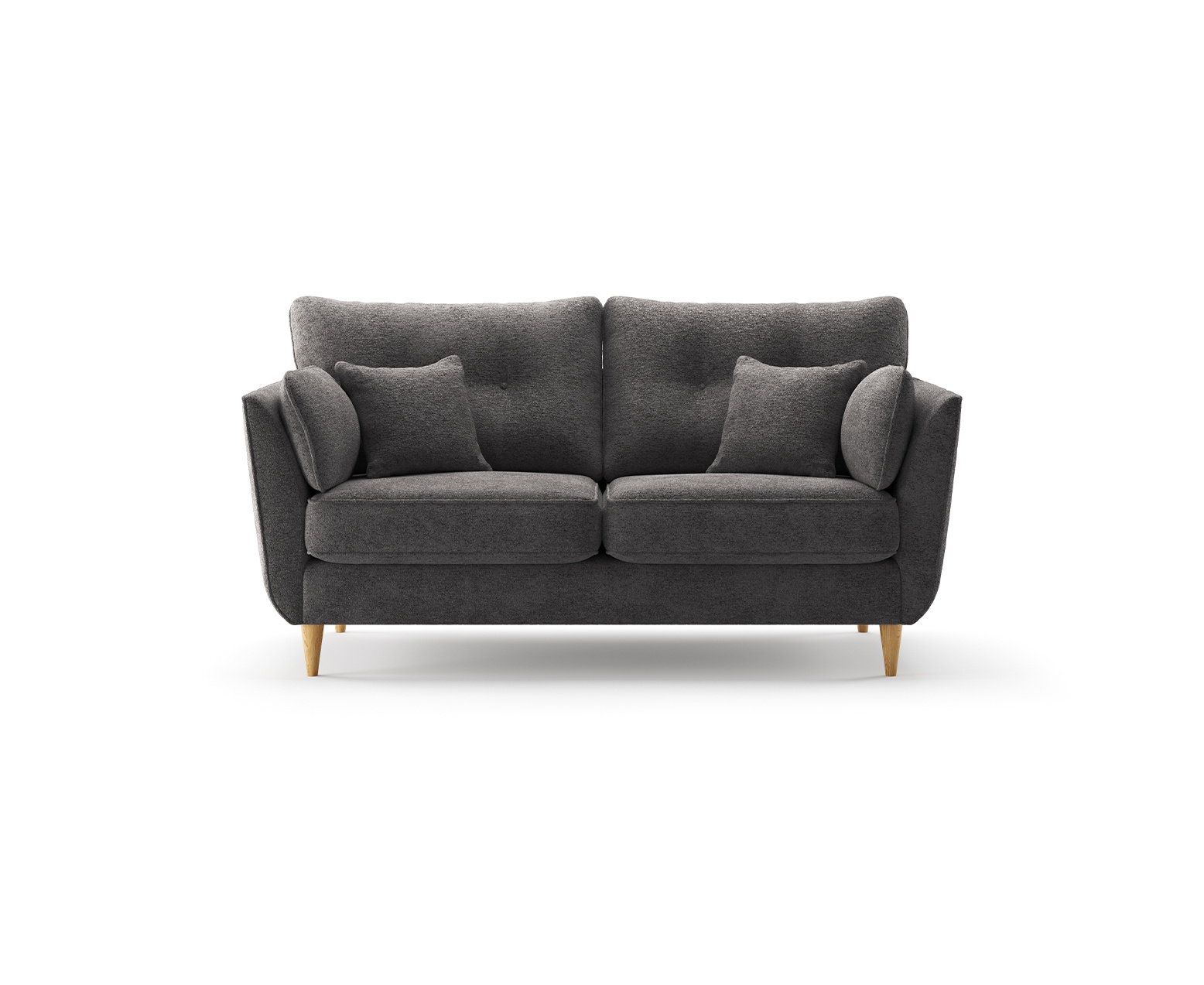 Capri Midnight Boucle Fabric 2 Seater Sofa