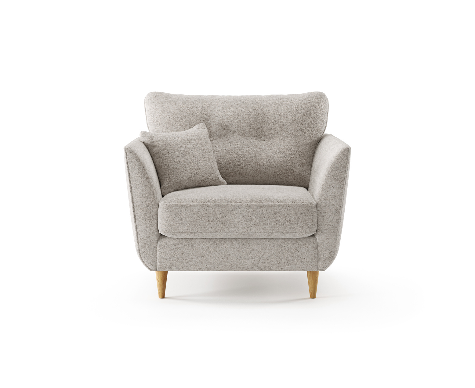 Capri Cloud Boucle Fabric Armchair