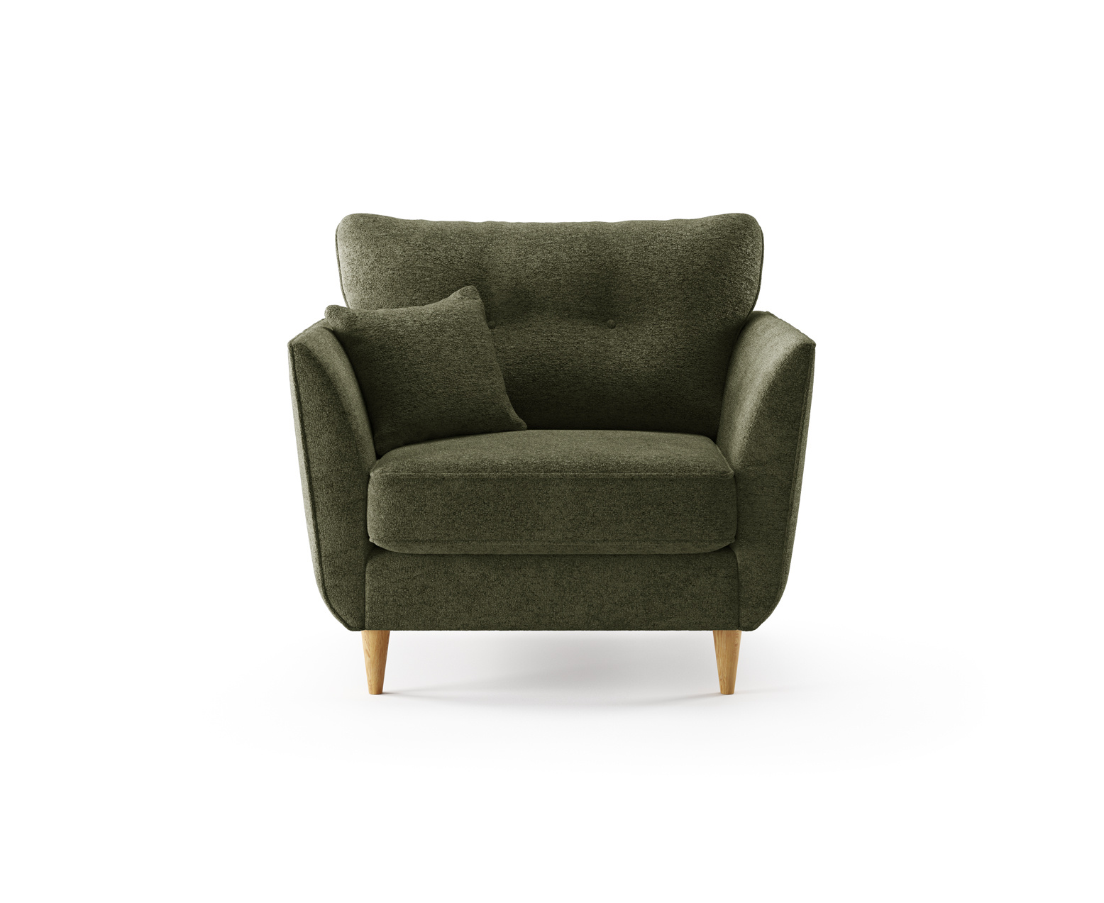 Capri Emerald Boucle Fabric Armchair