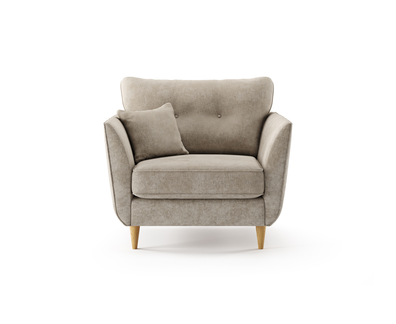 Capri Linen Chenille Fabric Armchair