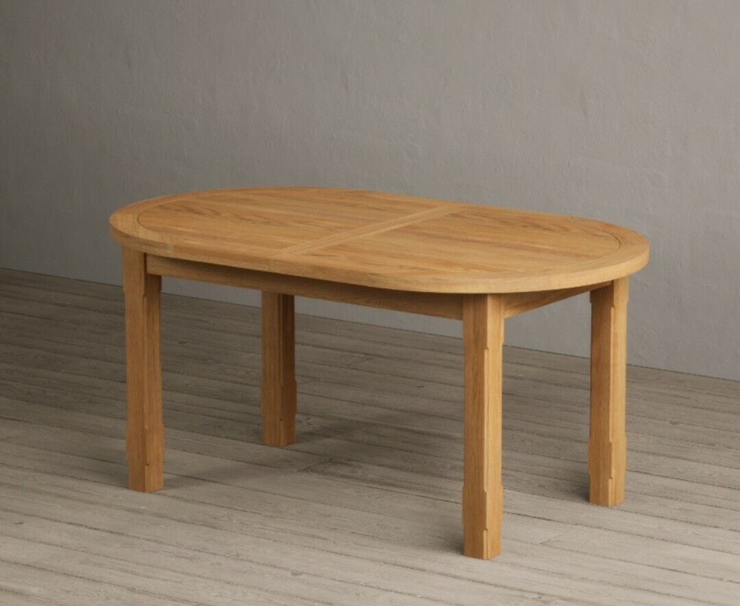 Extending Caversham Oak Oval Dining Table