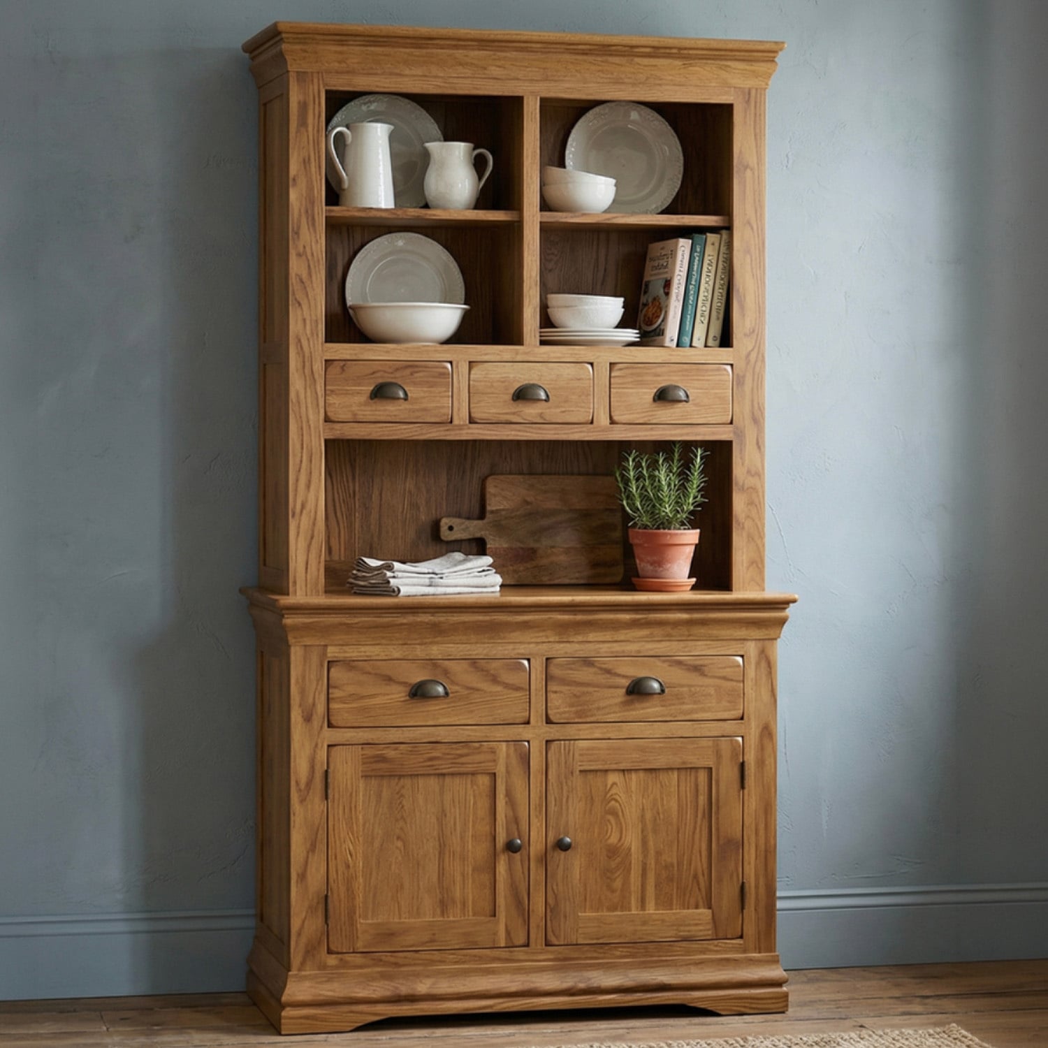 Burford Rustic Solid Oak Small Dresser