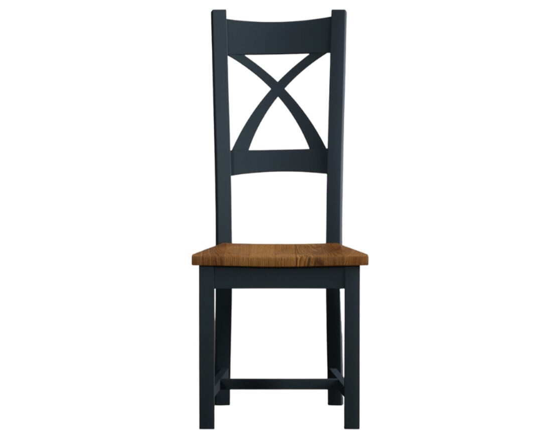 Rustic Oak Painted Chairs