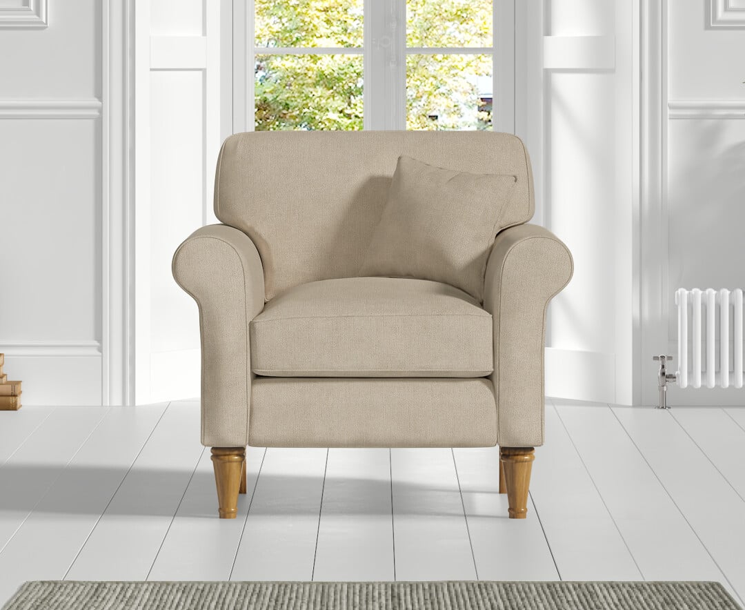 Darwin Natural Fabric Armchair