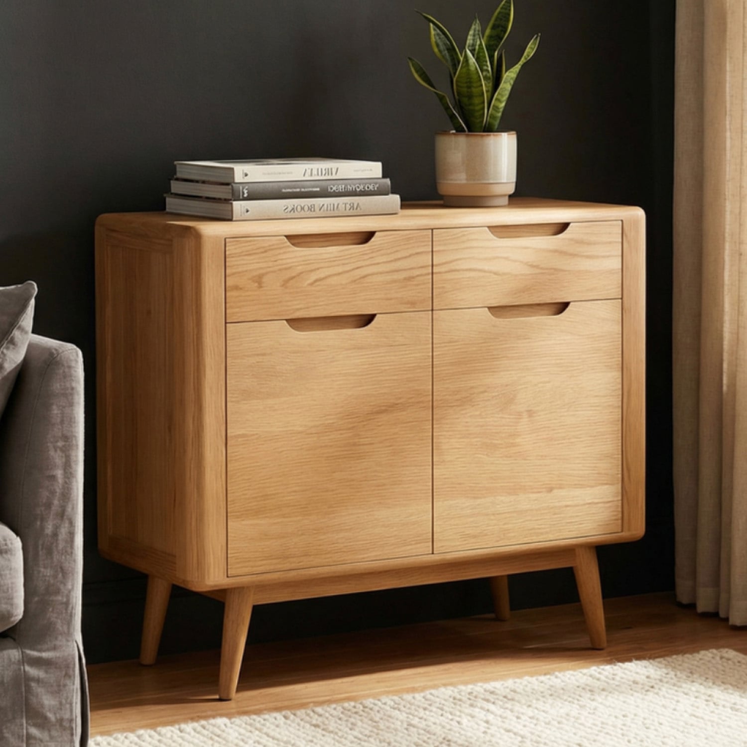 Rosa Solid Oak Small Sideboard