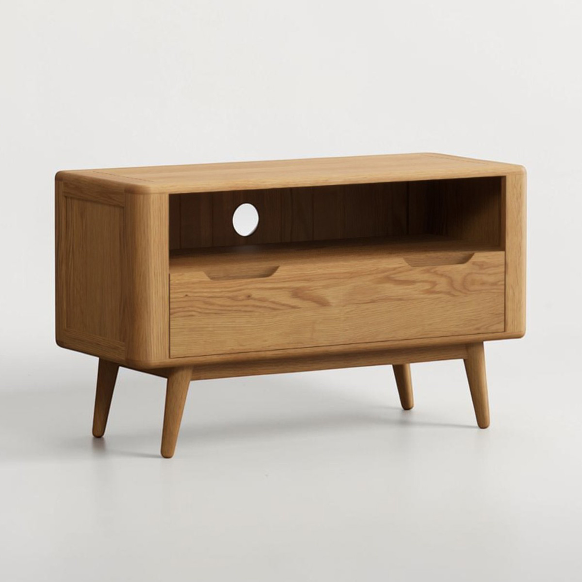 Rosa Solid Oak Small Tv Cabinet