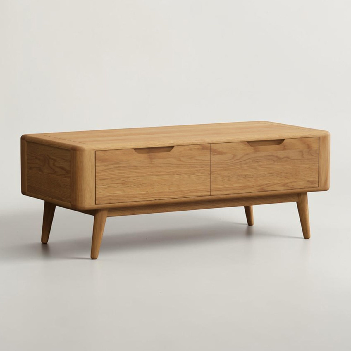 Rosa Solid Oak 4 Drawer Storage Coffee Table