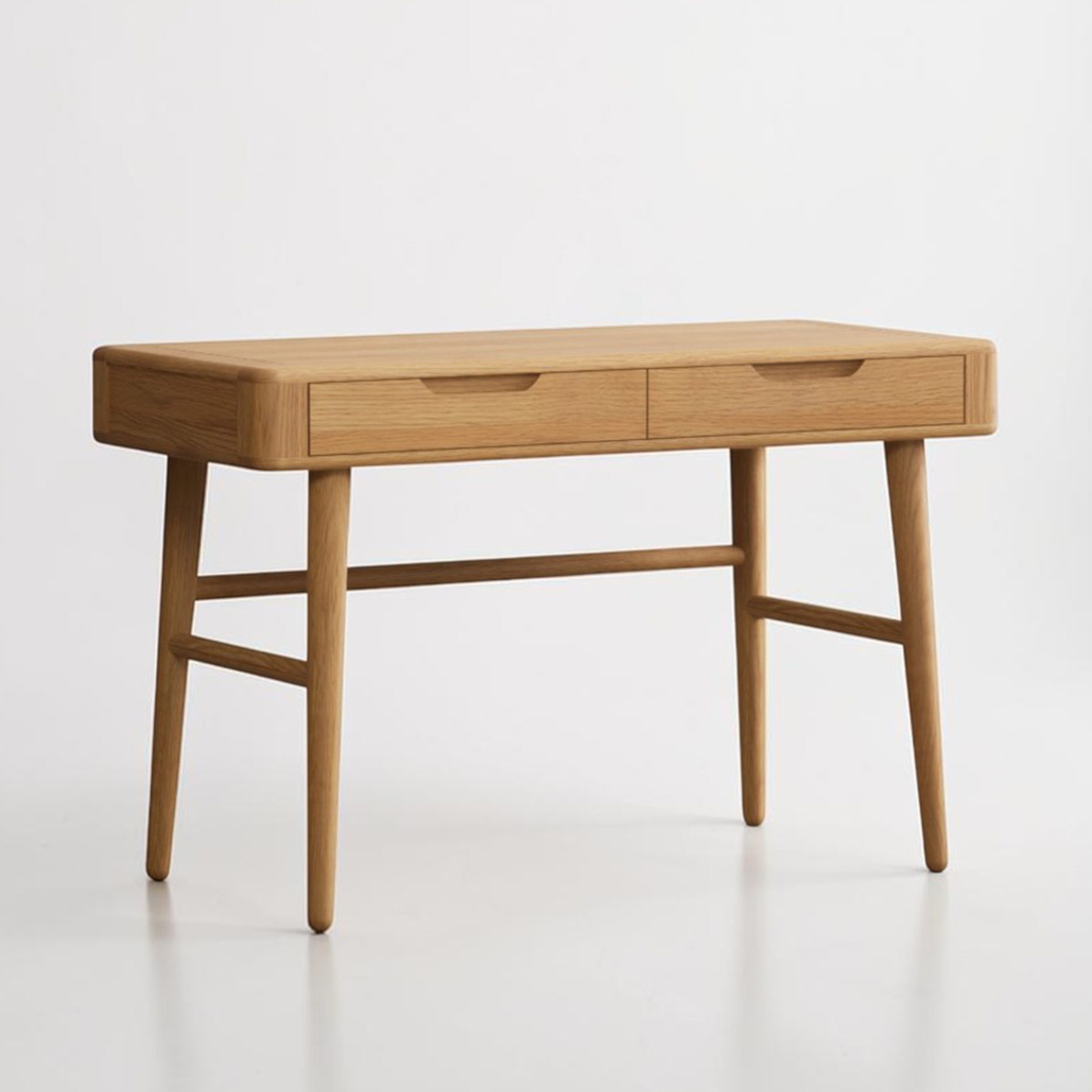 Rosa Solid Oak Dressing Table Computer Desk
