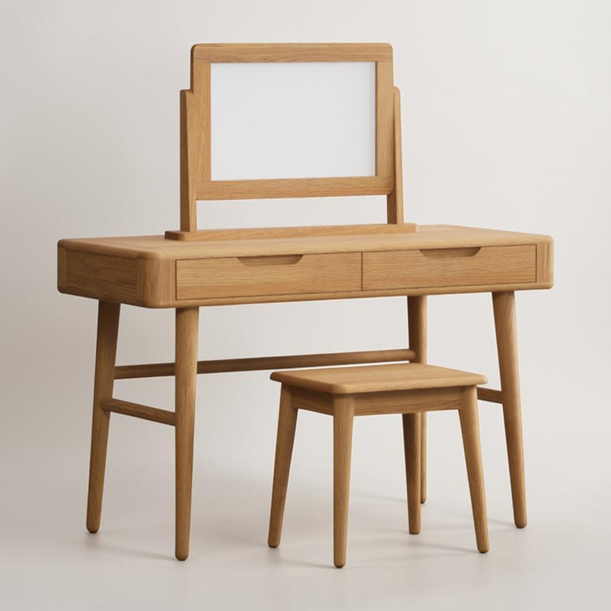 Rosa Solid Oak Dressing Table Set