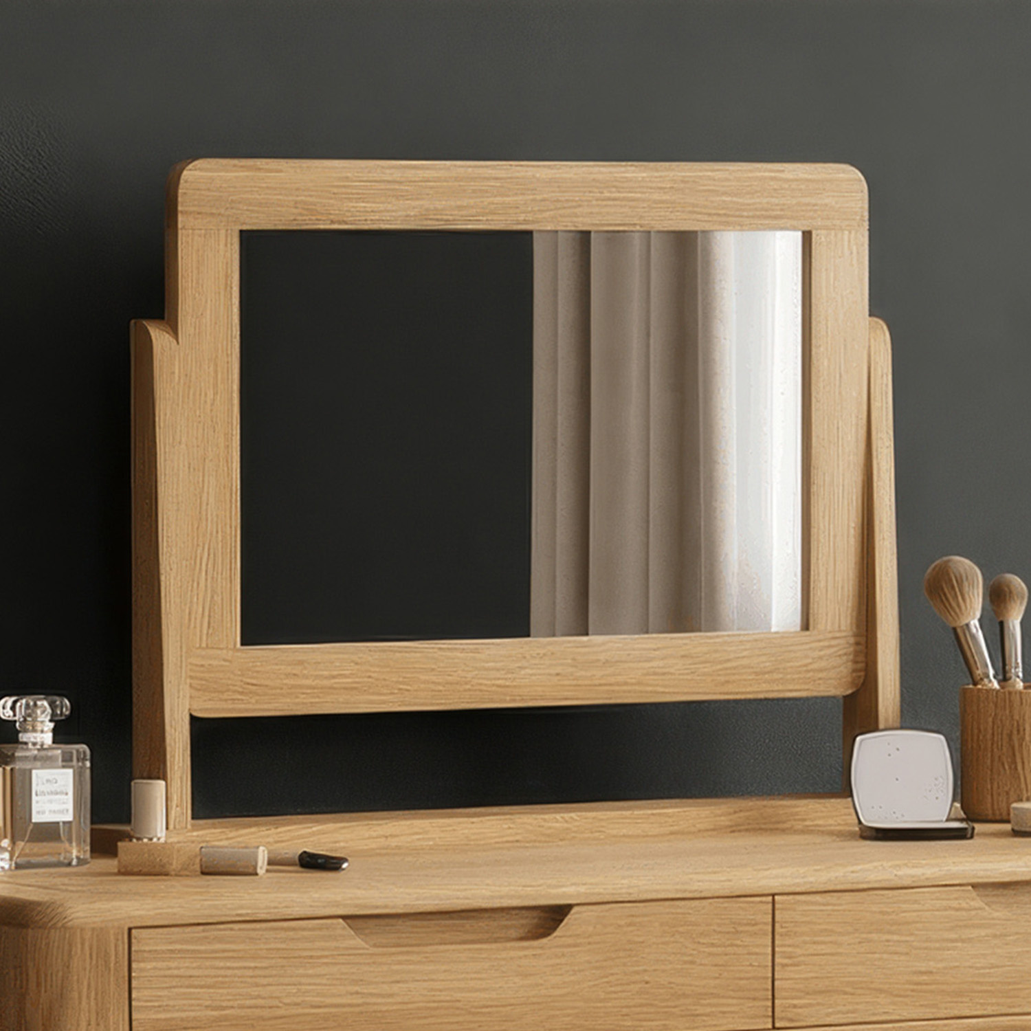Rosa Solid Oak Dressing Table Mirror