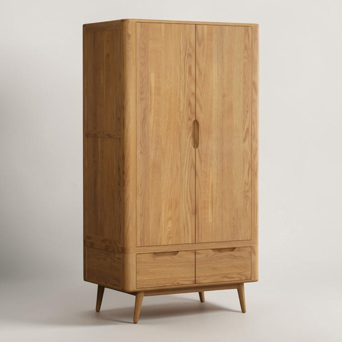 Rosa Solid Oak Double Wardrobe