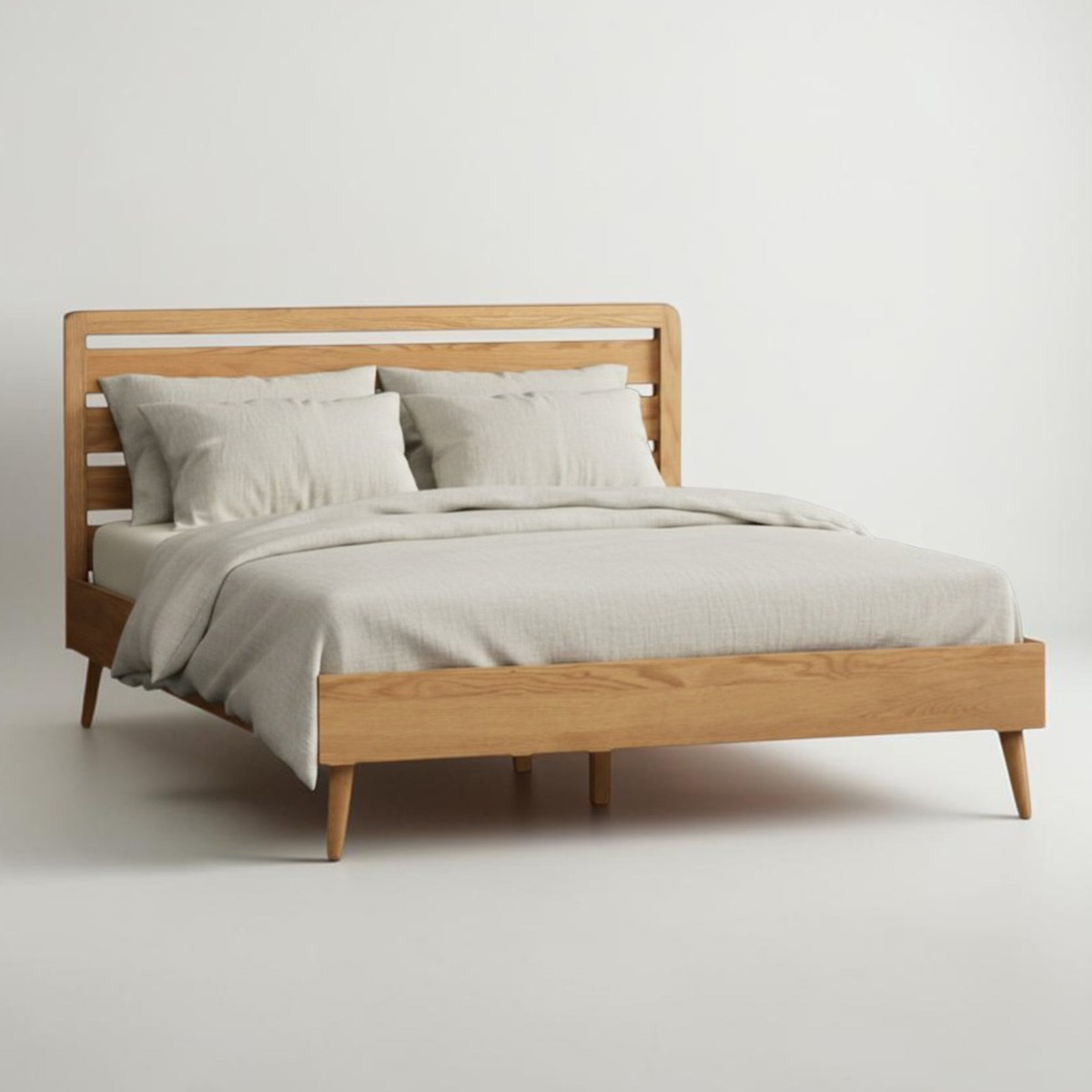 Rosa Solid Oak Kingsize Bed
