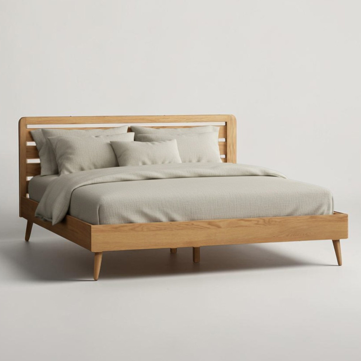 Rosa Solid Oak Super King Bed