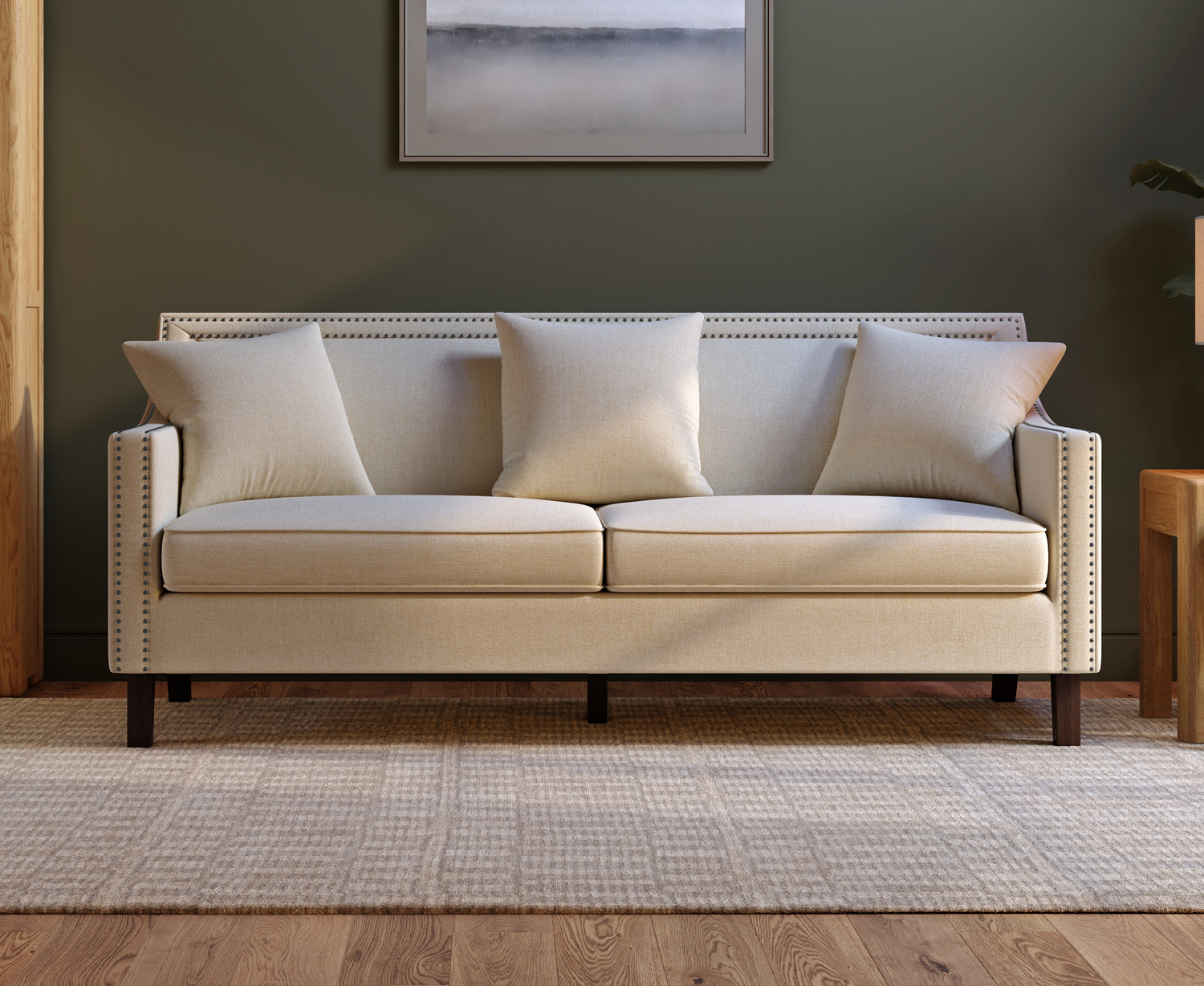 Chartwell Ivory Linen 2 Seater Sofa