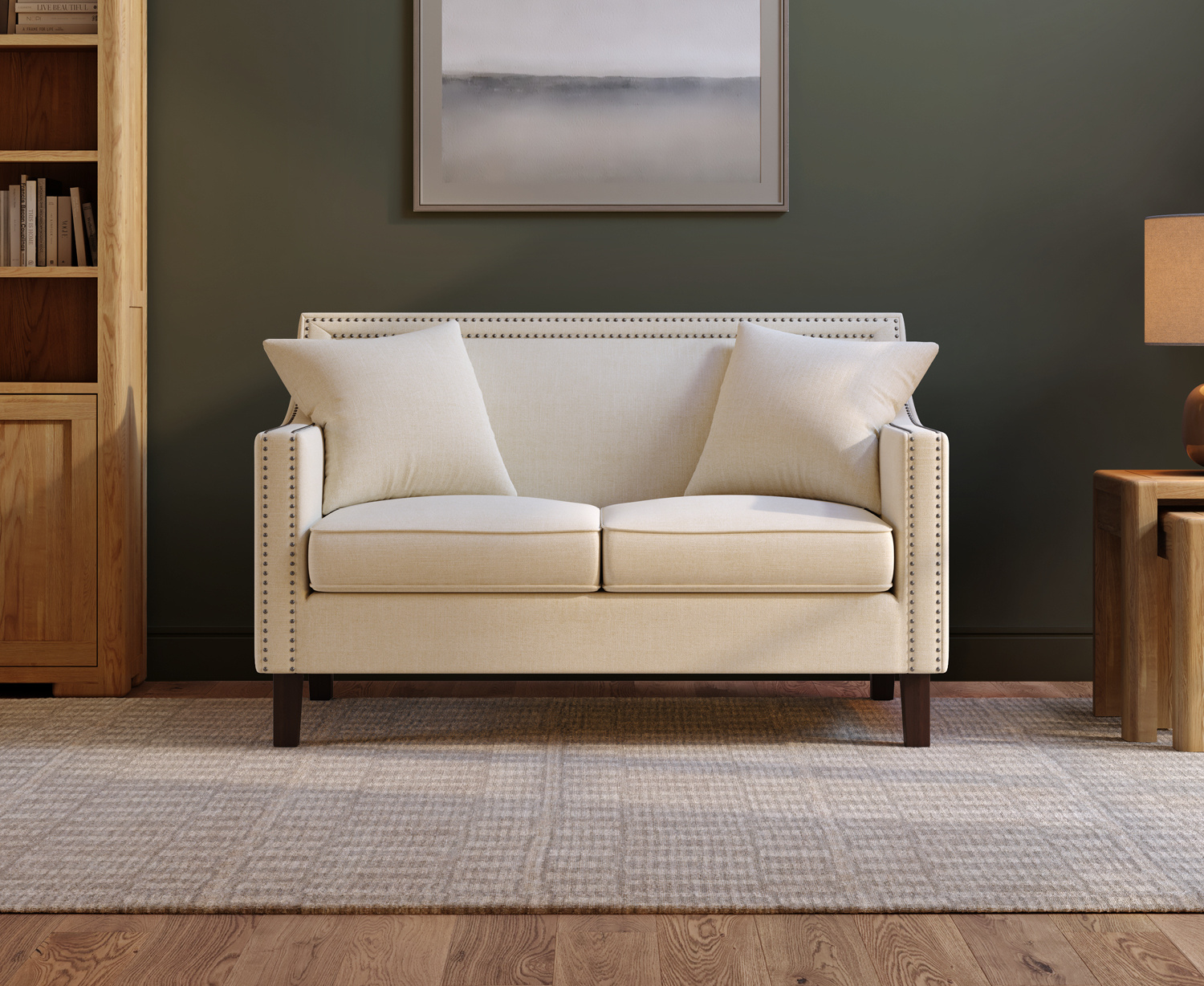 Chartwell Ivory Linen 3 Seater Sofa