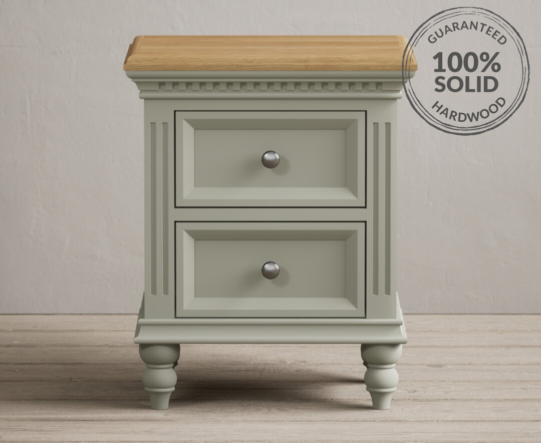 Francis Painted 2 Drawer Bedside Chest