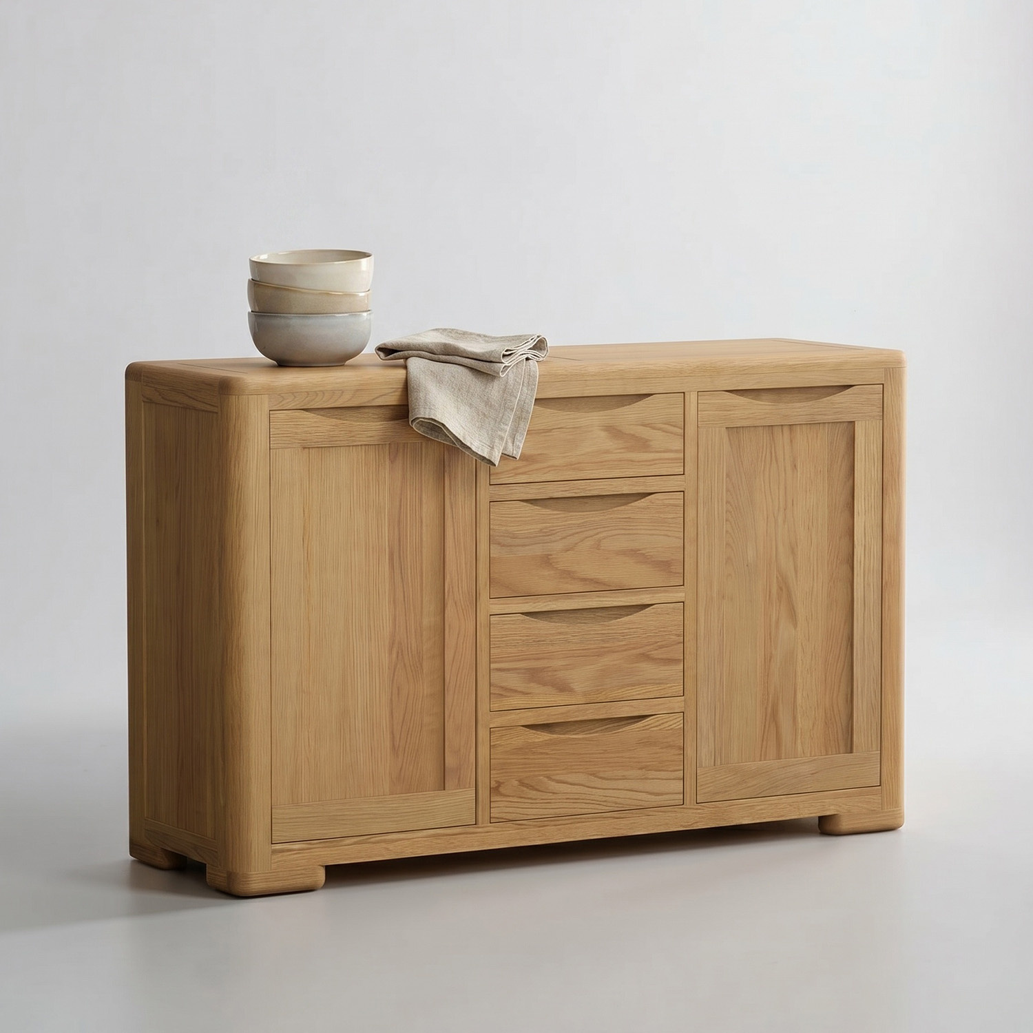 Harper Solid Oak Large Sideboard