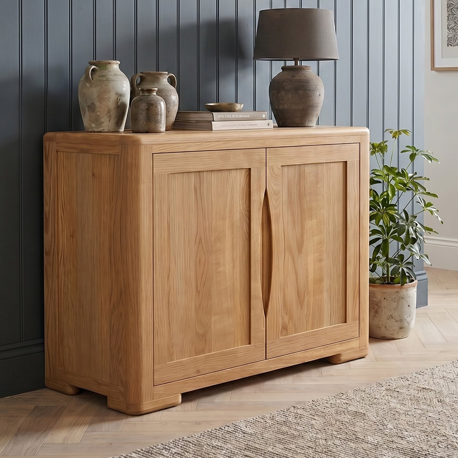 Harper Solid Oak Small Sideboard